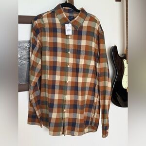 J. Crew Multicolor Plaid Casual Shirt